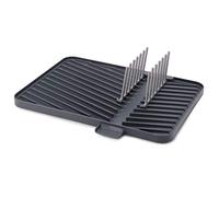 Joseph Joseph Escurreplatos de plástico Flip-Up Ajustable Abatible con bandeja recogegotas Gris
