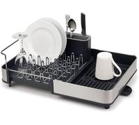 Joseph Joseph Escurreplatos Extend 35,3 cm – Extensible, acero inoxidable, bandeja extraíble, Gris
