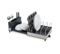 Joseph Joseph Escurreplatos extensible Extend Max – Acero inoxidable, soporte y caño de drenaje