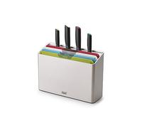 Joseph Joseph Juego de tablas Folio Icon, 8 piezas antideslizantes con código de color y 4 cuchillos