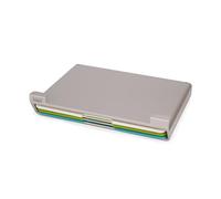 Joseph Joseph Juego de tablas de cortar Folio Slim de 3 piezas para debajo del estante Plata/Azul/Verde