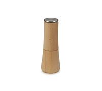 Joseph Joseph Molinillo de sal Milltop antigoteo, rellenable, molienda de cerámica 19 cm Haya