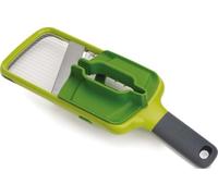 Joseph Joseph Mandolina de cocina Multi-Grip - Cortador de verduras ajustable, 3 grosores, Verde