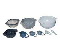 Joseph Joseph 40101 Juego de cocina compacto de utensilios, Azul, Talla única, Juego de 9 piezas