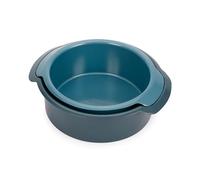 Joseph Joseph Nest™ Bake Juego de 2 Moldes Redondos Antiadherentes para Pasteles, 23 cm y 20 cm, Acero al Carbono, con Asas, Apilables, Garantía de 10 Años