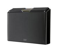 Joseph Joseph Tablas de cortar Folio Steel – Juego 4 piezas con estuche acero inoxidable Negro