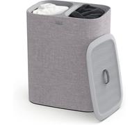 Joseph Joseph Tota Cesto Ropa 100L 2 Compartimentos Bolsas Extraíbles Gris