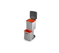 Joseph Joseph Totem Compact - Unidad de Separación de Residuos y Reciclaje con una Capacidad de 40 litros - Acero inoxidable
