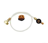 Jotekonoby Adaptador Recarga Gas Camping Válvula Llenado Tanque | Válvula segura metal, control para fácil flujo, evita fugas gas, ideal camping senderismo