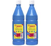 Jovi 511 - Témpera líquida, Azul Cyan, 1000 ml (Paquete de 2)