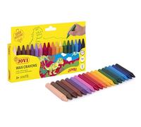 Jovi Ceras de colores 980/18 - Redondas para niños - Estuche de 18 ceras surtidas