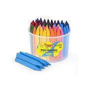Jovi - 72 Ceras triangulares Jumbo Easy grip, multicolor, forma ergonómica