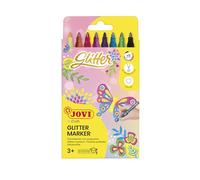 Jovi Estuche de 8 rotuladores Purpurina Glitter (1608G) Multicolor color/modelo surtido