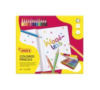 Jovi - lápices de colores woodless - 288 unidades - 12 colores surtid