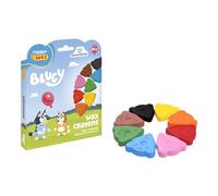 Jovi - My First BLUEY, estuche con 8 ceras de agarre ergonómico, no manchan
