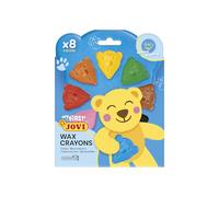 Jovi Ceras My First Crayon Estuche 8 unidades, forma de oso, súper resistentes