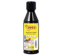 Jovi Pintura acrílica – fácil aplicación – 250 ml, color negro