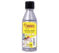 Jovi – Pintura acrílica – Fácil aplicación, secado rápido, poder cubriente – 250 ml, plata