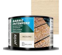 JOVIRA PINTURAS 375 ml | Barniz Intemperie al Agua, para el cuidado y la decoración de maderas en exterior. (375 Mililitros, Brillante)