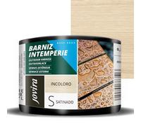 JOVIRA PINTURAS 375 ml | Barniz Intemperie al Agua, para el cuidado y la decoración de maderas en exterior. (375 Mililitros, Satinado) H-27