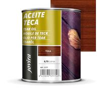 JOVIRA PINTURAS Aceite Teca 750ml, para madera exterior, Protección y restauración de la madera Teca en intemperie. (750 Mililitros, Teca) F-33