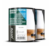 JOVIRA PINTURAS Barniz Aspecto Cristal Suelos, Poliuretano al Agua, para el cuidado y la decoración de madera. (2X750 Mililitros) E-67-2