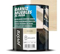 JOVIRA PINTURAS Barniz Muebles Brillante al Agua, para el cuidado y decoración de muebles de madera. (750 Mililitros, Brillante)