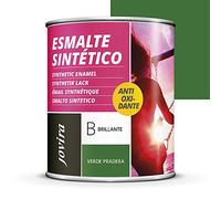 JOVIRA PINTURAS Esmalte Directo sobre Óxido Antioxidante Brillo. Protección y decoración de superficies de acero, hierro y madera, hierro y acero. (750 Mililitros, verde primavera)