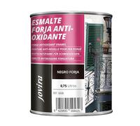 JOVIRA PINTURAS Esmalte Forja Antioxidante al Disolvente | 750 ml | Protección y decoración sobre hierro. (750 Mililitros, Negro Forja) G31