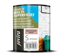 JOVIRA PINTURAS Esmalte Multisuperficies al Agua Satinado. Decora y protege superficies de difícil adherencia. (750 Mililitros, Beige rosado suave) -T