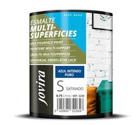 JOVIRA PINTURAS Esmalte Multisuperficies al Agua Satinado. Decora y protege superficies de difícil adherencia. (750 Mililitros, Azul intenso puro) -T
