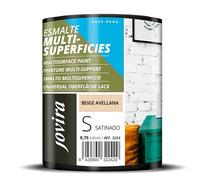 JOVIRA PINTURAS Esmalte Multisuperficies al Agua Satinado. Decora y protege superficies de difícil adherencia. (750 Mililitros, Beige avellana) -T