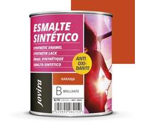 JOVIRA PINTURAS Esmalte Sintético Antioxidante. Esmalte directo sobre oxido. Para la protección y decoración de superficies de madera, hierro y acero. Brillante (750 Mililitros, Naranja)