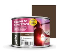 JOVIRA PINTURAS Esmalte Sintético Antioxidante. Esmalte directo sobre oxido. Para la protección y decoración de superficies de madera, hierro y acero. Brillante (250 Mililitros, Pardo)