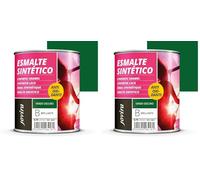 JOVIRA PINTURAS Esmalte Sintético Antioxidante. Esmalte directo sobre oxido. Para la protección y decoración de superficies de madera, hierro y acero. Brillante (750 Mililitros, Verde Oscuro)