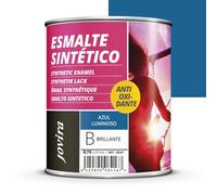 JOVIRA PINTURAS Esmalte Sintético Antioxidante. Esmalte directo sobre oxido. Para la protección y decoración de superficies de madera, hierro y acero. Brillante (750 Mililitros, Azul Luminoso)