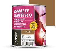 JOVIRA PINTURAS Esmalte Sintético Antioxidante. Esmalte directo sobre oxido. Para la protección y decoración de superficies de madera, hierro y acero. Brillante (750 Mililitros, Gamuza)