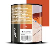 JOVIRA PINTURAS Impermeabilizante Antigoteras, Terraza Antigoteras Caucho Elástica, pintura de terrazas, evita filtraciones en todo tipo de cubiertas y terrazas. (750 Mililitros, Teja) H-25A