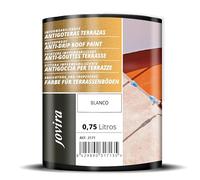 JOVIRA PINTURAS Impermeabilizante Antigoteras, Terraza Antigoteras Caucho Elástica, pintura de terrazas, evita filtraciones en todo tipo de cubiertas y terrazas. (750 Mililitros, Blanco) H-21A