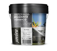 JOVIRA PINTURAS Impermeabilizante Térmico. Antigoteras Terraza Térmico. Pintura impermeabilizante térmica-acústica. (4 Litros, Blanco) A-51B