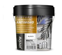 JOVIRA PINTURAS Pintura Antimoho 6 Kilos | Evita el moho, resistente a la aparición de moho en paredes, aspecto mate. (4 Litros, Blanco) A-7