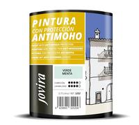 JOVIRA PINTURAS Pintura Antimoho, Evita el moho, resistente a la aparición de moho en paredes, aspecto mate. (750 Mililitros, Verde Menta) -T