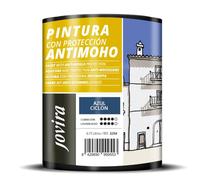 JOVIRA PINTURAS Pintura Antimoho, Evita el moho, resistente a la aparición de moho en paredes, aspecto mate. (750 Mililitros, Azul Ciclón)