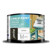 JOVIRA PINTURAS Pintura Tiza - Chalk Paint al Agua Mate. Renueva tus muebles con creatividad. (375 Mililitros, Blanco) C-19