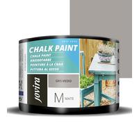 JOVIRA PINTURAS Pintura Tiza - Chalk Paint al Agua Mate. Renueva tus muebles con creatividad. (375 Mililitros, Gris Medio) C-48B