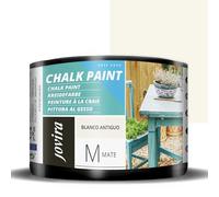 JOVIRA PINTURAS Pintura Tiza - Chalk Paint al Agua Mate. Renueva tus muebles con creatividad. (375 Mililitros, Blanco Antiguo) C-34A