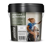 JOVIRA PINTURAS Pintura Ultramate Exterior/Interior Lavable, Super Cubriente, Blanco (11 Kg, Blanco) A-22C