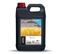 JOVIRA PINTURAS Sellador Fijador al Agua. Imprimación sellante incolora para fachadas y paredes pulverulentas o con caleo (5 Litros) F-27