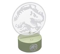 Joy Toy Jurassic World Dominion - Plantilla de luz LED (17 x 5 x 23 cm, ancha), color verde, azul, naranja y blanco
