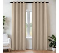 Joydeco Juego de 2 Paneles de Cortinas Opacas de 108 Pulgadas de Largo, 2 Cortinas largas con Aislamiento térmico Burg, Cortinas de oscurecimiento con Ojales para la Sala de Estar y el Dormitorio (52